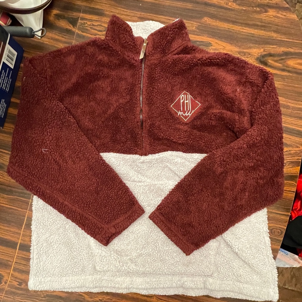 Phi Mu Half-Zip sweatshirt